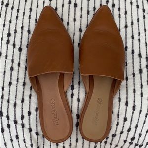 Madewell Gemma Mule 7.5 English Saddle